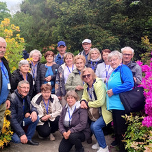 Odwiedzili Wrocław. Ogród Japoński zachwycił seniorów